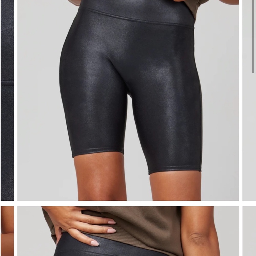 Spanx leather like bicycle shorts size XS
Like new